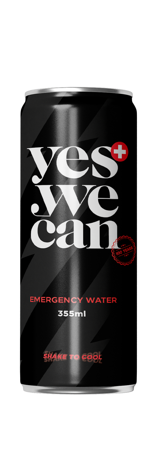 Yes We Can - Emergency Canned Water: 100-Year Shelf Life