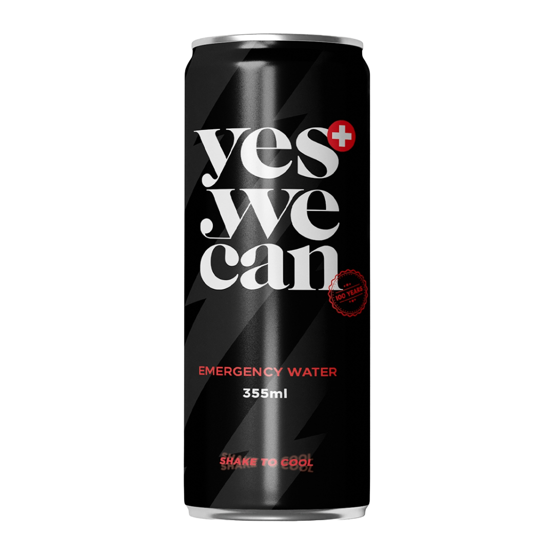 Yes We Can - Emergency Canned Water: 100-Year Shelf Life